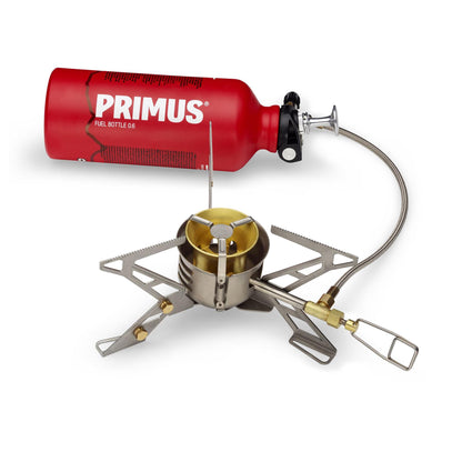 Primus OmniFuel II skysto kuro turistinė viryklė su pompa, patvari ir universalus kelionėms ir žygiams.