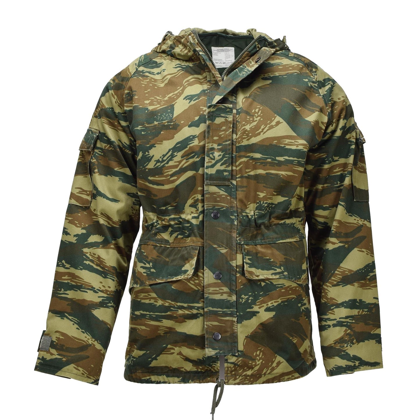 Graikijos kariuomenės M65 parka su pamušalu Lizard marginimo