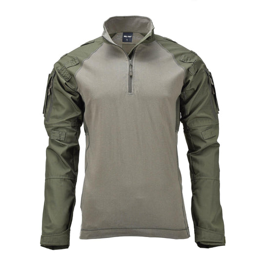 MIL-TEC combat shirt stiliaus taktiniai marškiniai alyvuogių spalvos