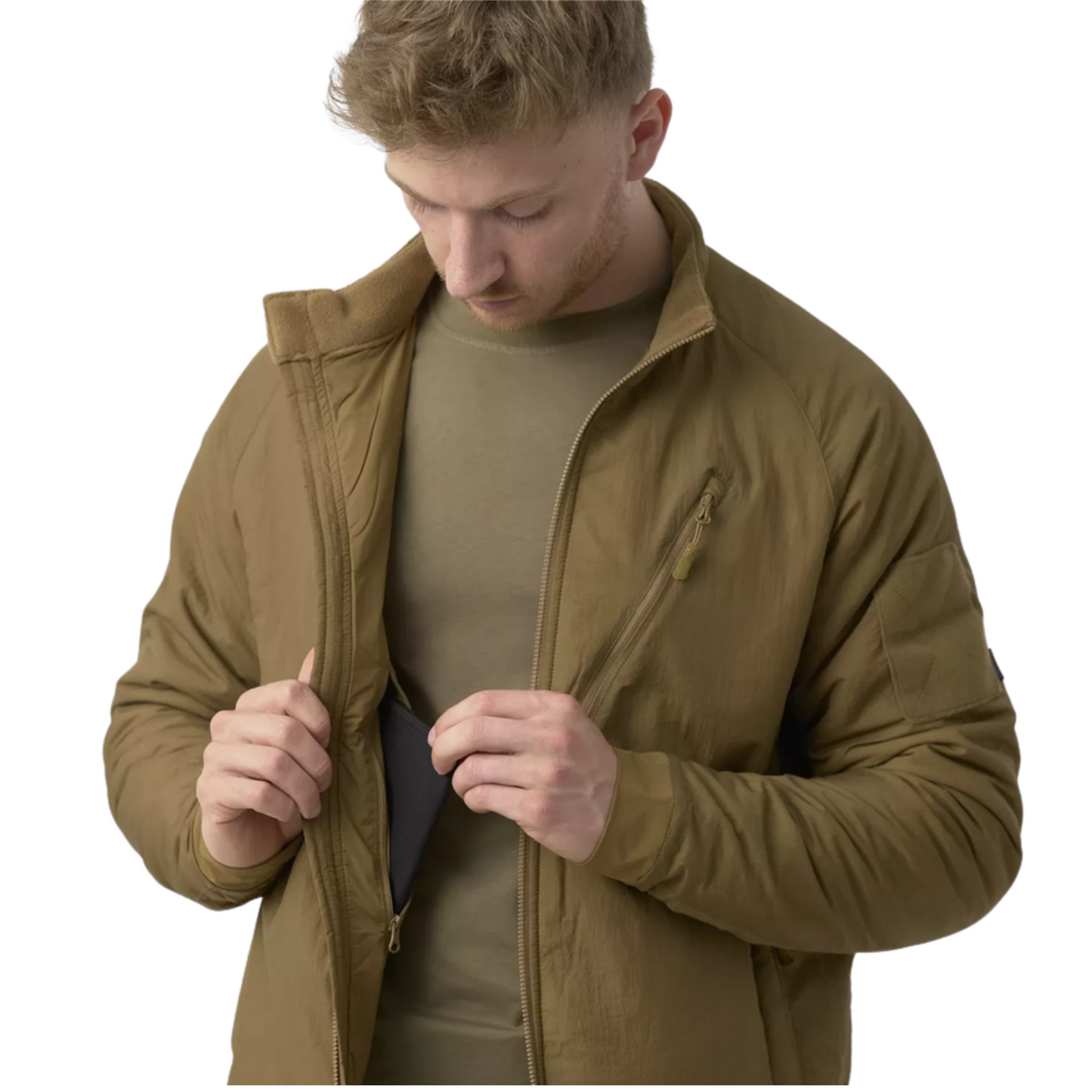 Helikon-Tex Wolfhound striukė su Climashield pašiltinimu Woodland marginimo