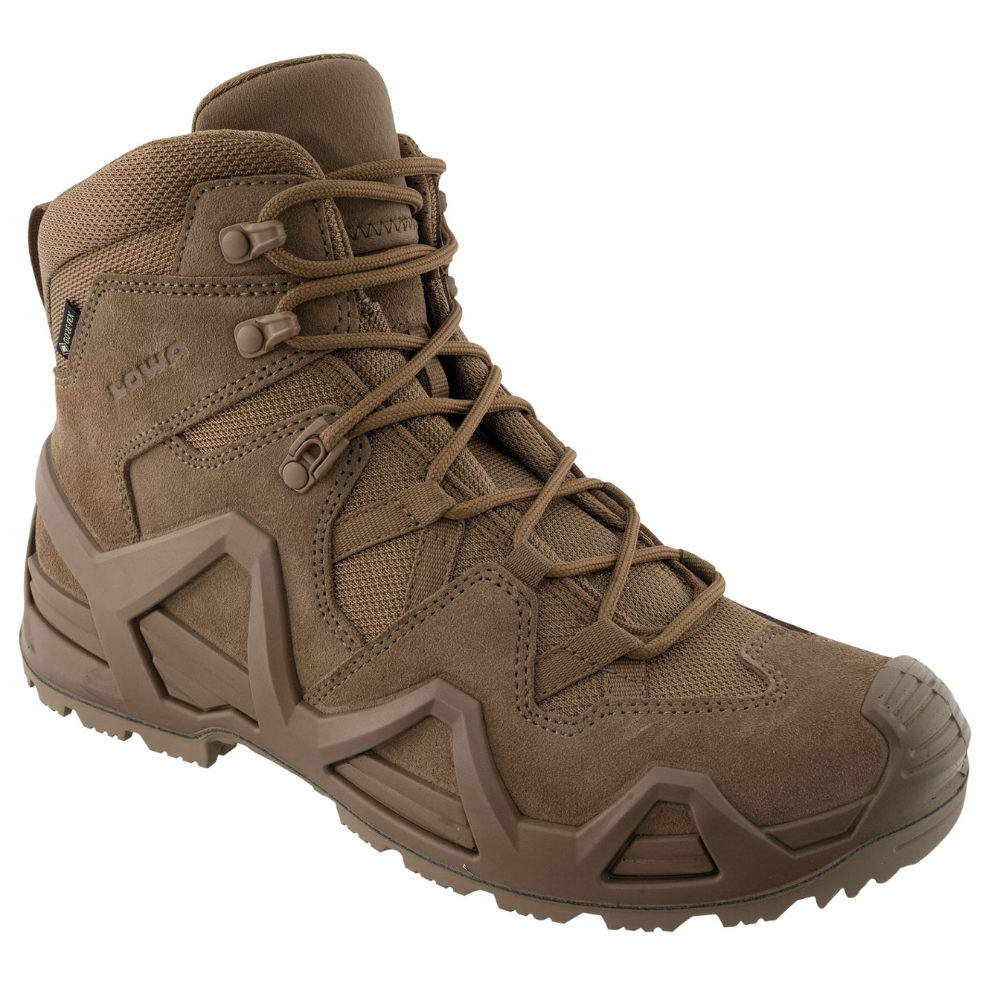 OWA Zephyr MK2 GTX Mid neperšlampami taktiniai batai su Gore-Tex membrana Coyote
