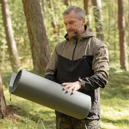 Jungtinės Karalystės kariuomenės miegui skirtas kilimėlis pilkas