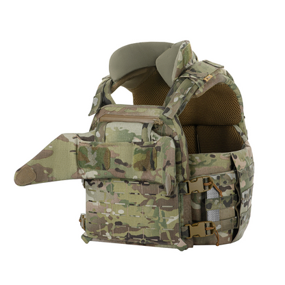 M-TAC Corset Elite taktinė plokščių liemenė MOLLE Quick Release MTP Camo