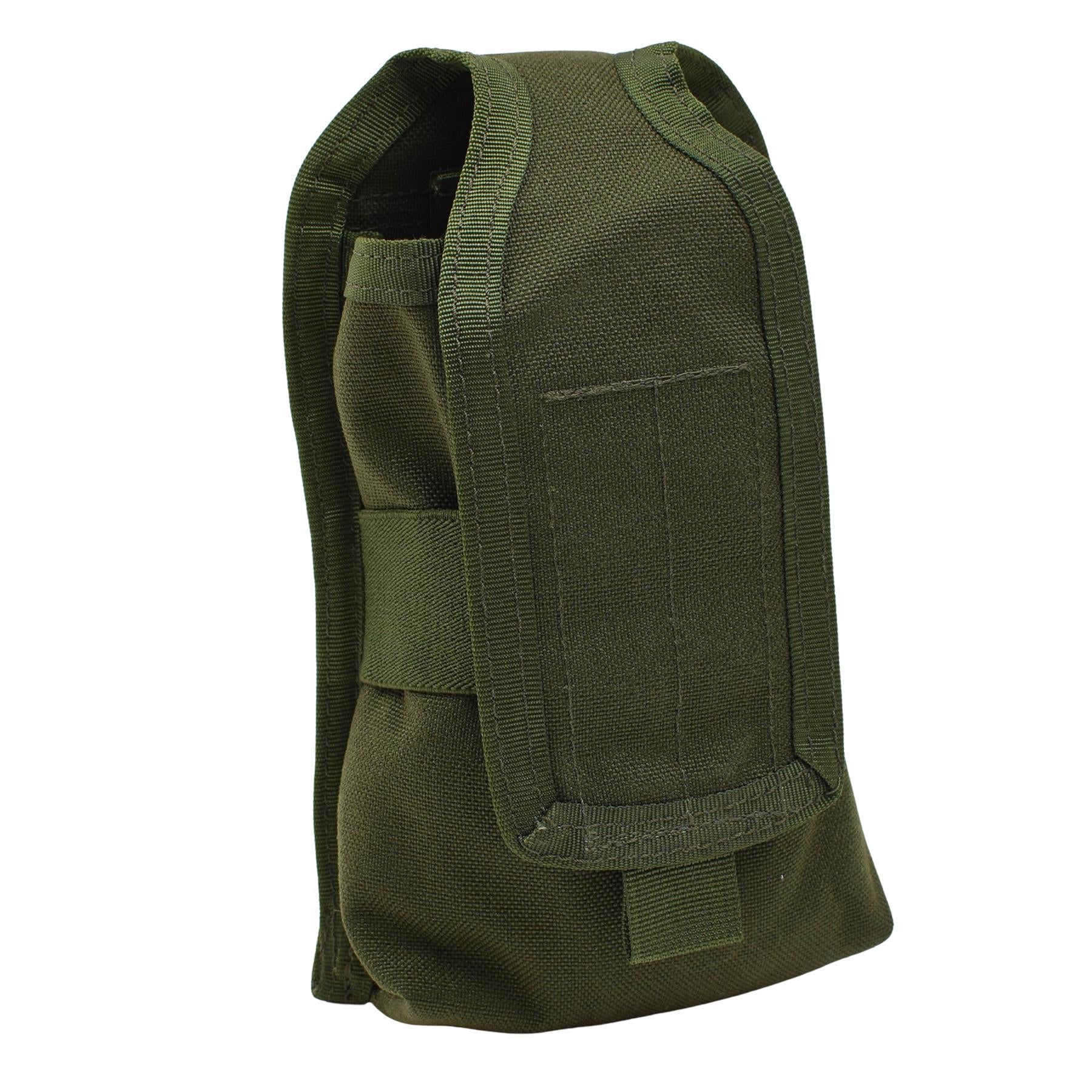 Jungtinės Karalystės PRC-112 taktinis radijo dėklas didelis MOLLE tipo Alyvuogių spalvos, patvarus ir pritaikytas taktinėms operacijoms.