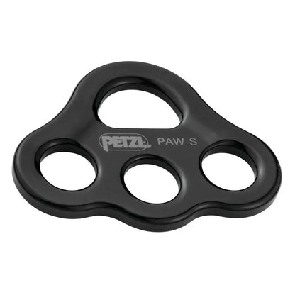 Petzl Paw kompaktiška rigingo plokštelė S dydžio profesionali juoda