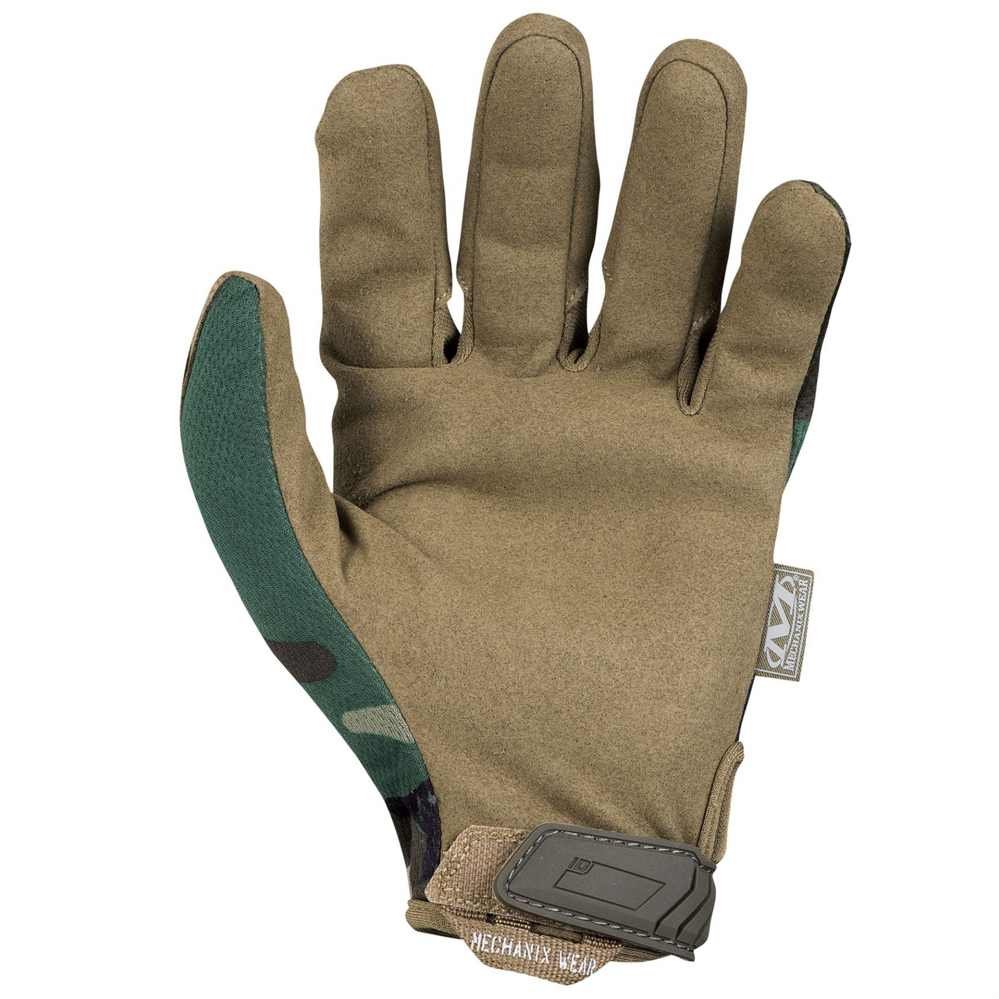 Mechanix Wear taktinės pirštinės su kvėpuojančiais Lycra įsiuvais Woodland marginimo