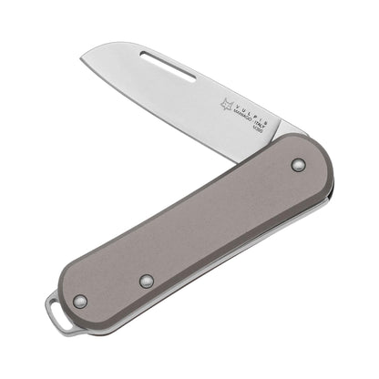 Fox Knives VULPIS atlenkiamas kišeninis peilis iš M390 plieno titano rankena