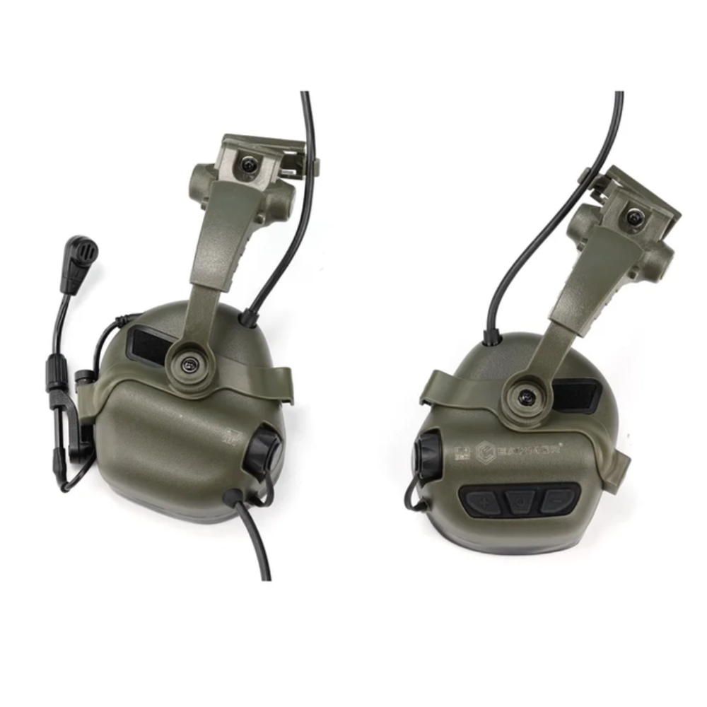 EARMOR M16A ARC šalmo bėgelio adapteris PLUS serijos ausinėms Coyote Brown