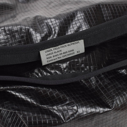 Jungtinės Karalystės kariuomenės 90L neperšlampamas krepšys 65x89cm juodas