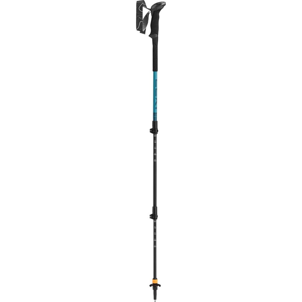 LEKI Makalu Lite AS amortizuojančios teleskopinės žygių lazdos 100–135 cm