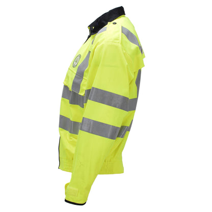 Škotijos bendruomenės savanorių šviesą atspindinti Hi-Vis striukė geltona