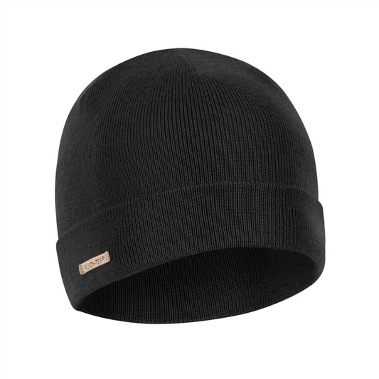 Helikon-Tex žieminė dviejų sluoksnių merino vilnos kepurė juoda