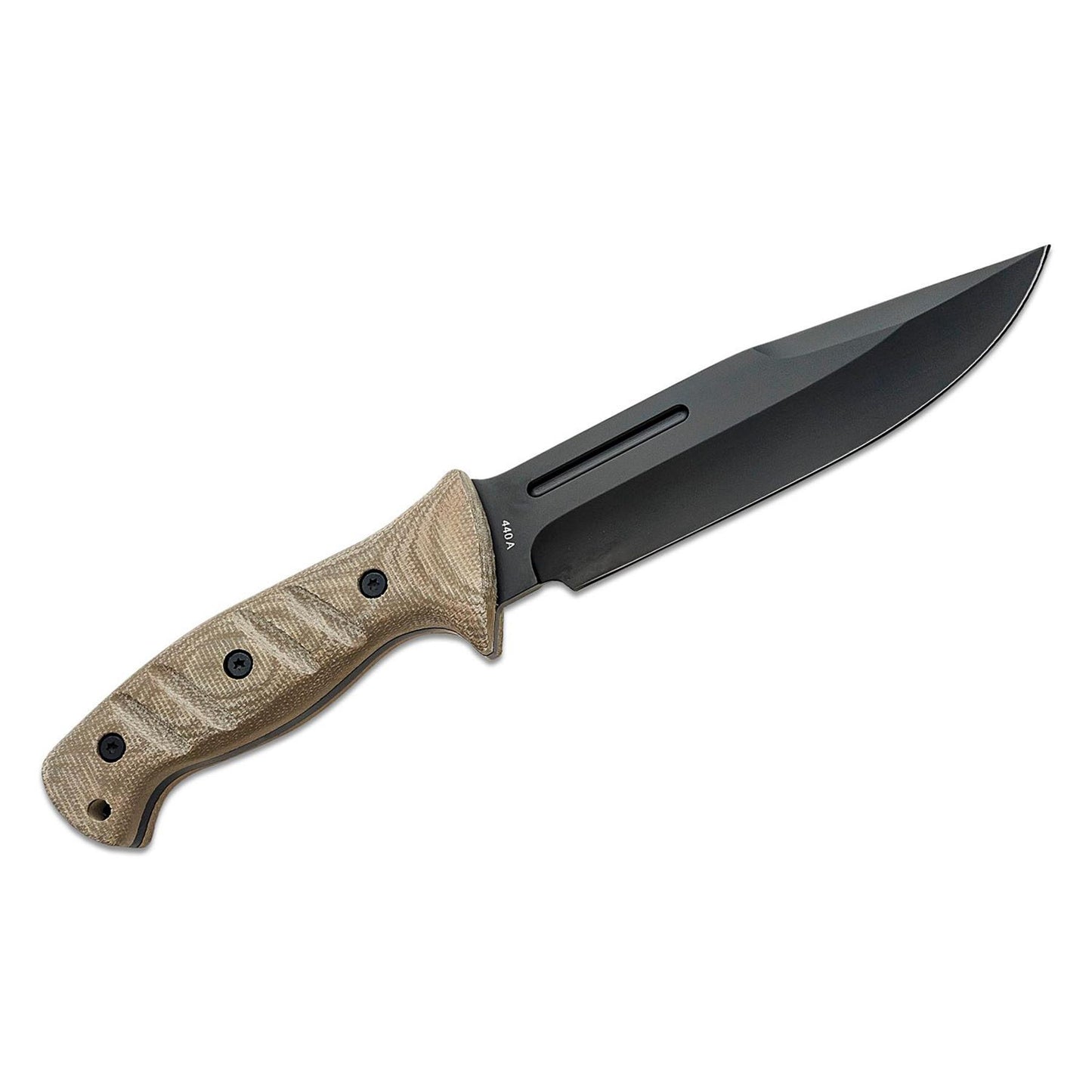 Boker Magnum Desert Warrior 2.0 fiksuotas taktinis peilis su masyviais 440A geležtės ašmenimis