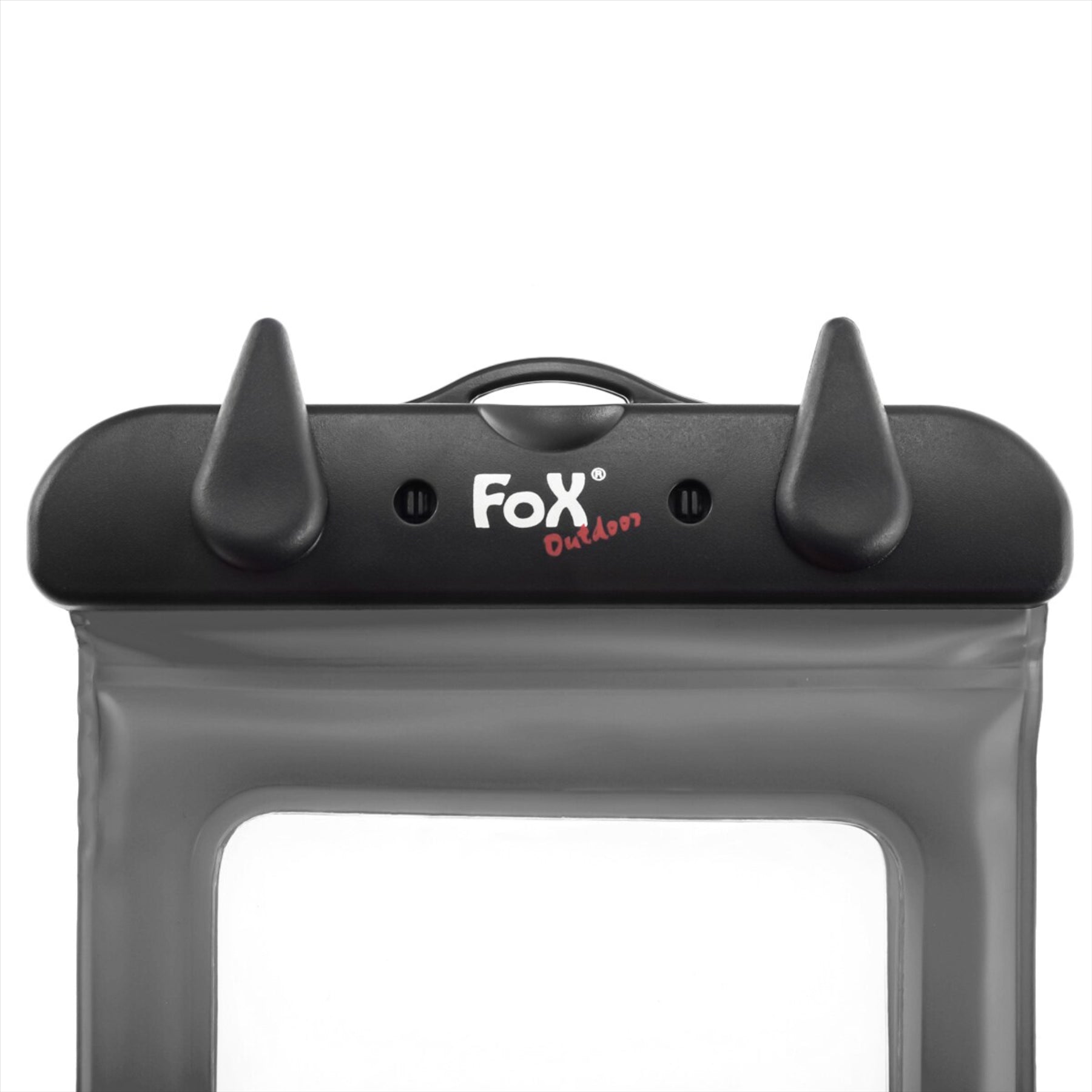 Fox Outdoor permatomas telefono dėklas su dulkėms ir vandeniui atspariu užsegimu itin patvarus ir funkcionalus.