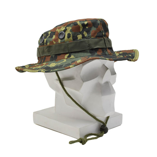 MFH karinė kepurė su paminkštintu snapeliu ir kilpelėmis aplink Flecktarn