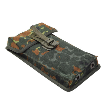 Vokietijos kariuomenės MP2 dėtuvių dėklas cordura medžiaga Flecktarn marginimas