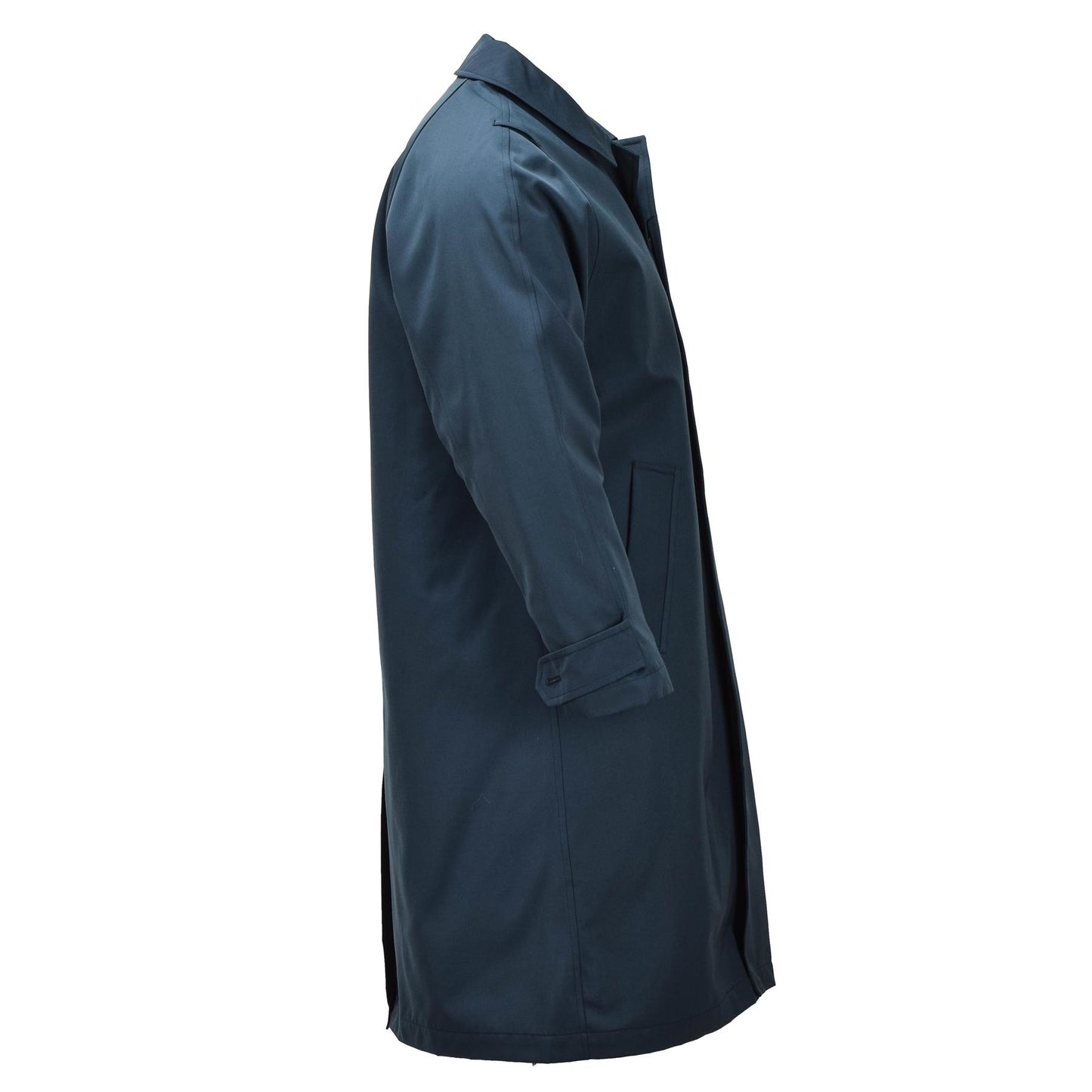 Olandijos kariuomenės ilgas tarnybinis paltas žalias