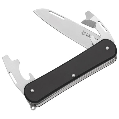 Fox Knives VULPIS FX-VP130-3 BK daugiafunkcinis peilis iš N690Co plieno juodas