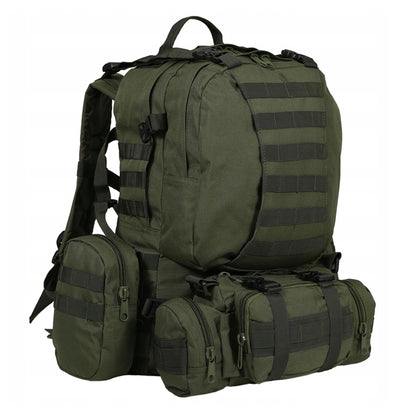 MIL-TEC Defense Assembly 36 L taktinė kuprinė su nuimamais dėklais alyvuogių