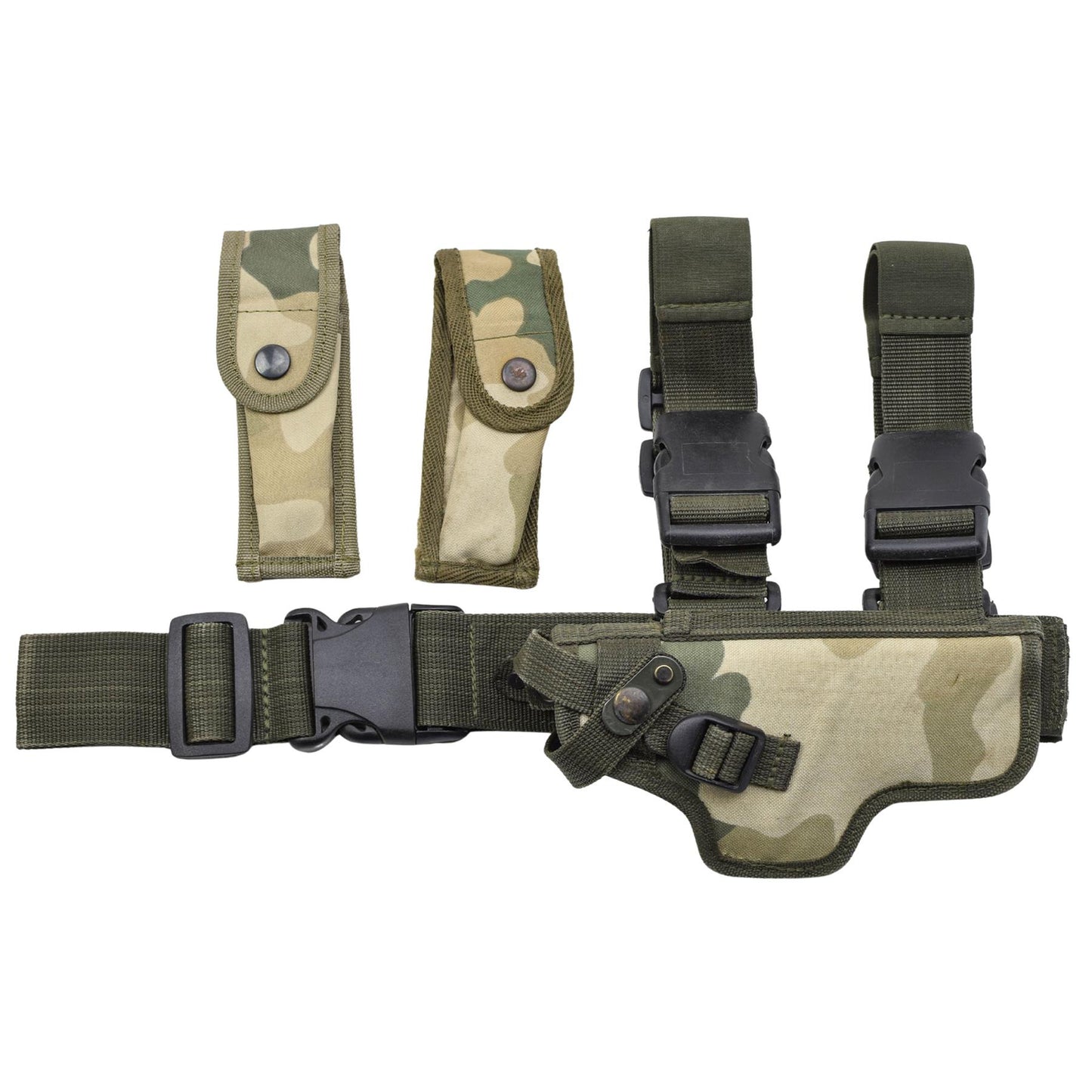 Lenkijos kariuomenės šlaunies dėklas WIST-94 ginklui su greito atsegimo sagtimi