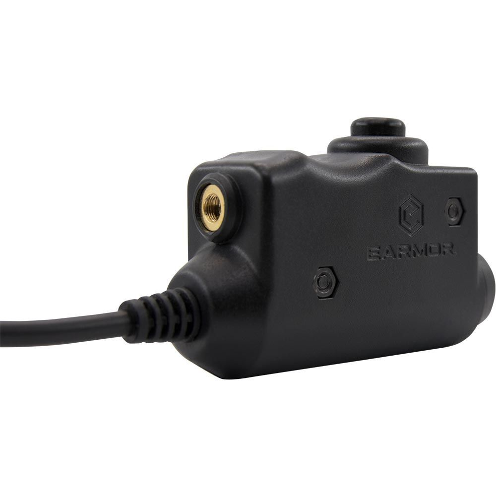 Earmor M51-MID PTT adapteris Midland radijo stotelėms juodas