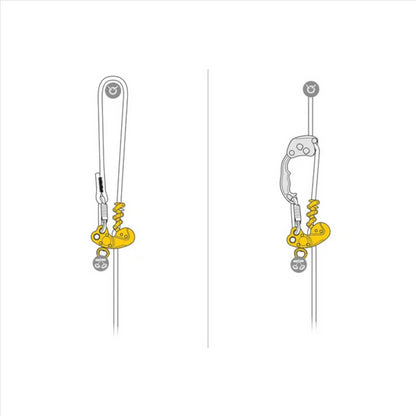 Petzl ZigZag Plus mechaninis prusikas medžių laipiojimui CE 0082