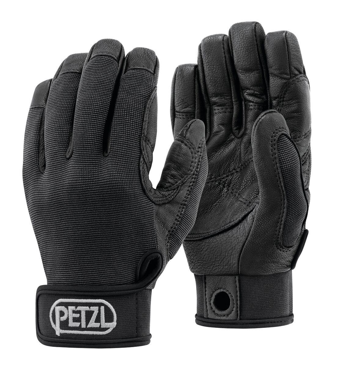 Petzl CORDEX odinės laipiojimo ir darbo su virvėmis pirštinės juodos