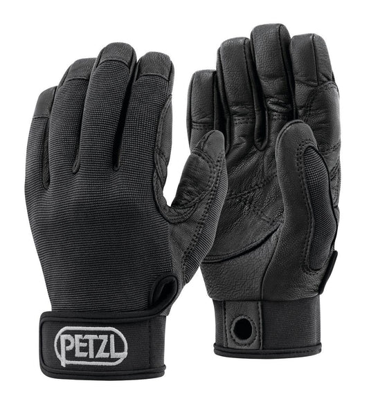Petzl CORDEX odinės laipiojimo ir darbo su virvėmis pirštinės juodos