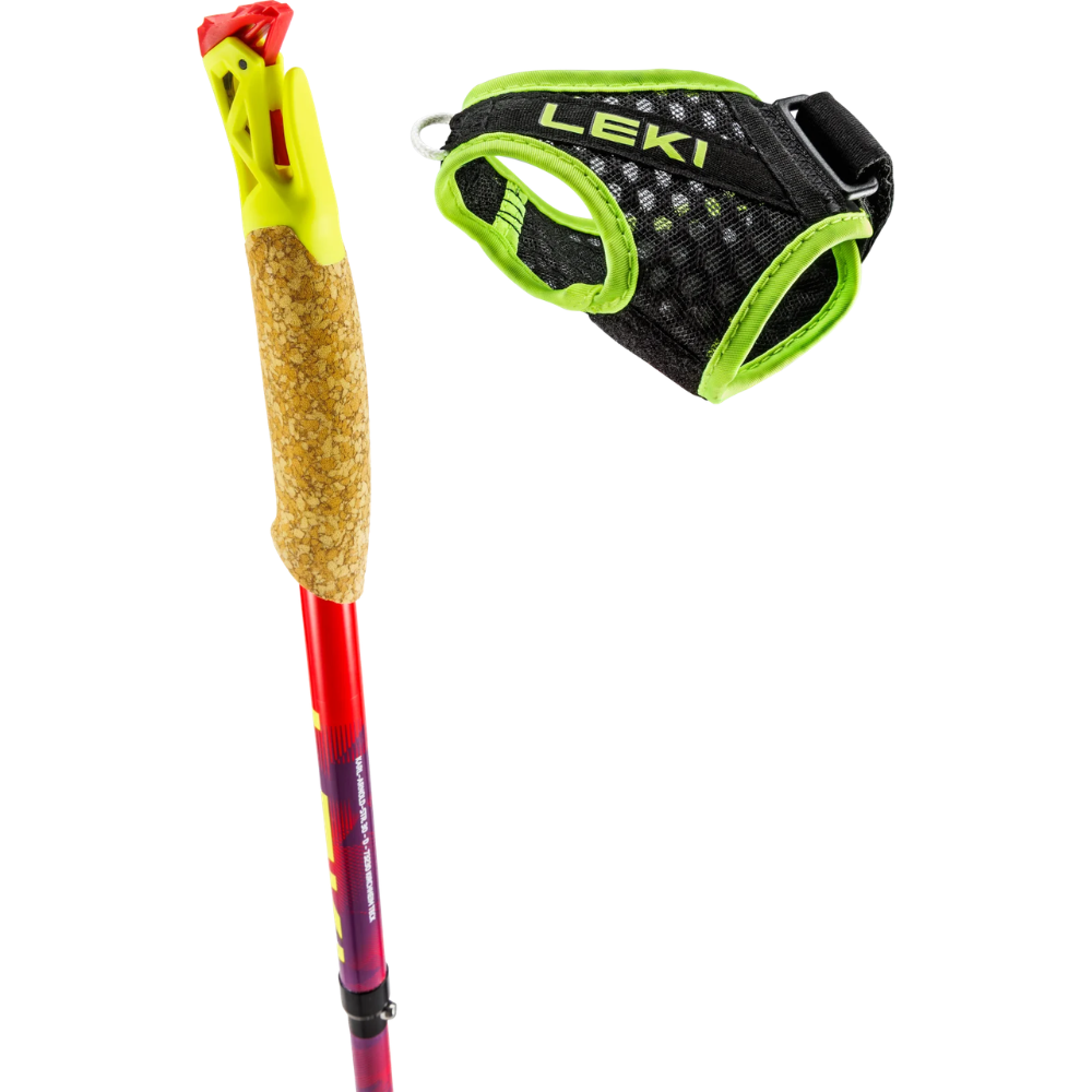 LEKI Ultratrail FX.One Carbon sulankstomos bėgimo bekele lazdos 130 cm pora