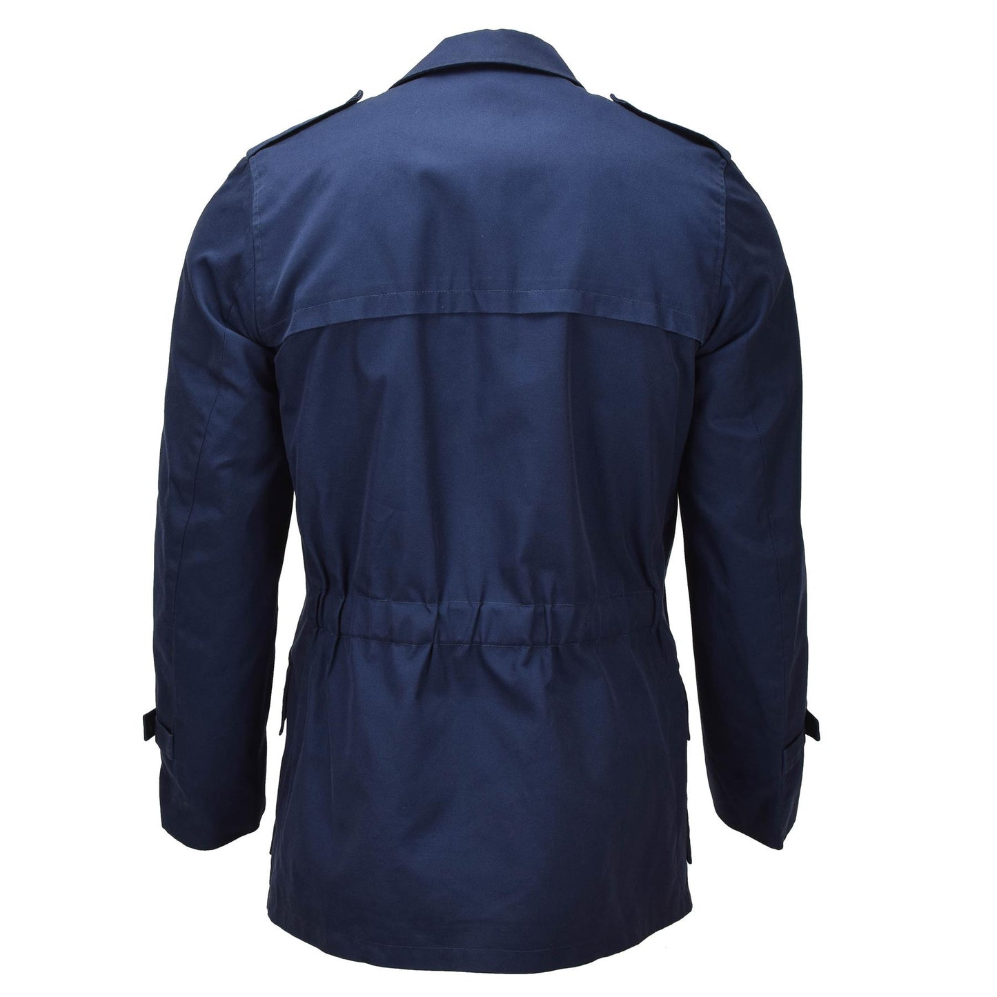 Olandijos kariuomenės parkos tipo striukė su pamušalu mėlyna