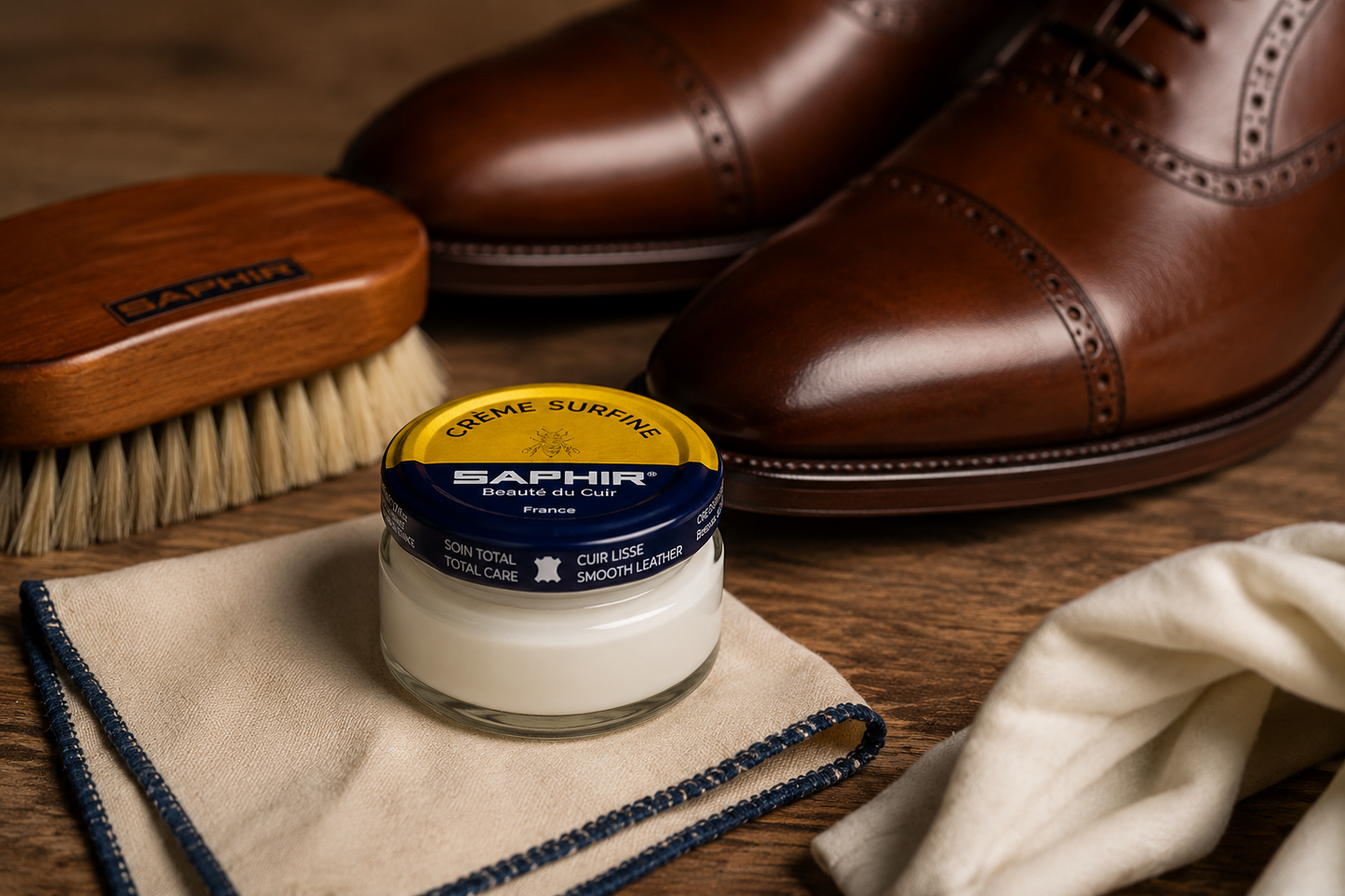 Saphir Creme Surfine batų priežiūros kremas odai 50ml bespalvis