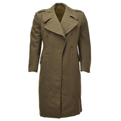 Kanados kariuomenės vilnonis karininko paltas alyvuogių spalvos