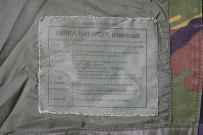 Nyderlandų kariuomenės GoreTex parka neperšlampamas švarkas DPM marginimo