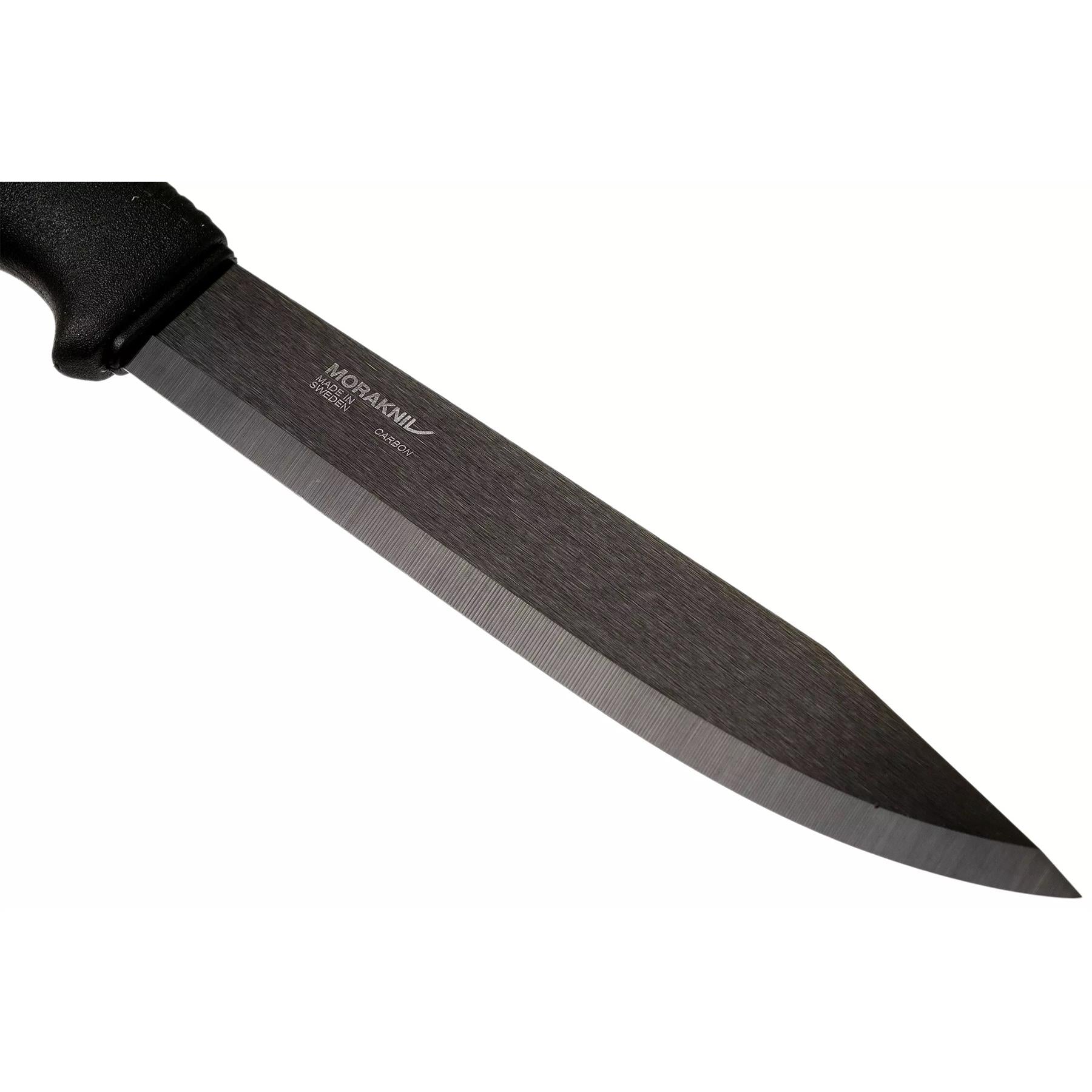 MORAKNIV Pathfinder taktinis fiksuotas peilis iš anglies plieno su tvirtu ergonomišku rankena ir aštriu 170 mm peiliu.