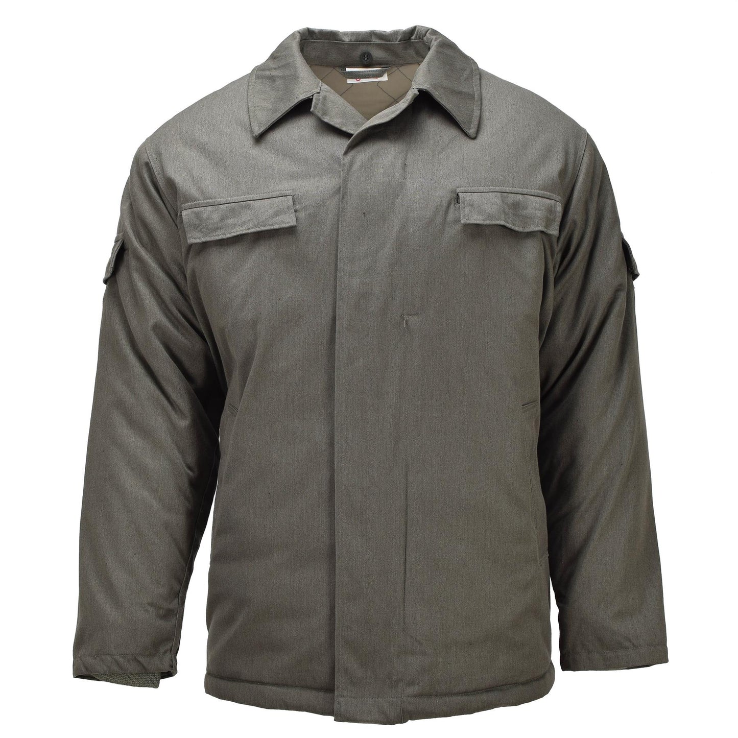 Vokietijos kariuomenės DDR vintažinis paltas alyvuogių spalvos