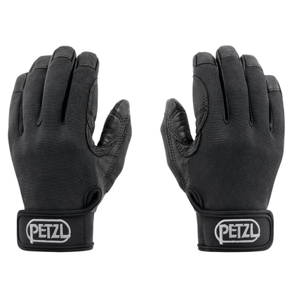 Petzl CORDEX odinės laipiojimo ir darbo su virvėmis pirštinės juodos